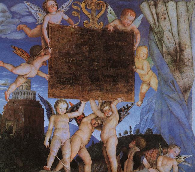 Andrea Mantegna Camera degli Sposi oil painting image